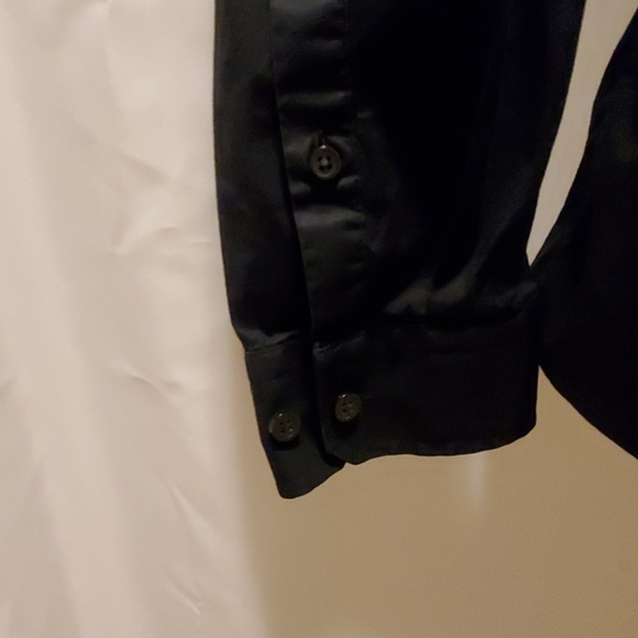 GUC 1MX EXPRESS Womens Black Button Up Sz Large - Picture 3 of 5